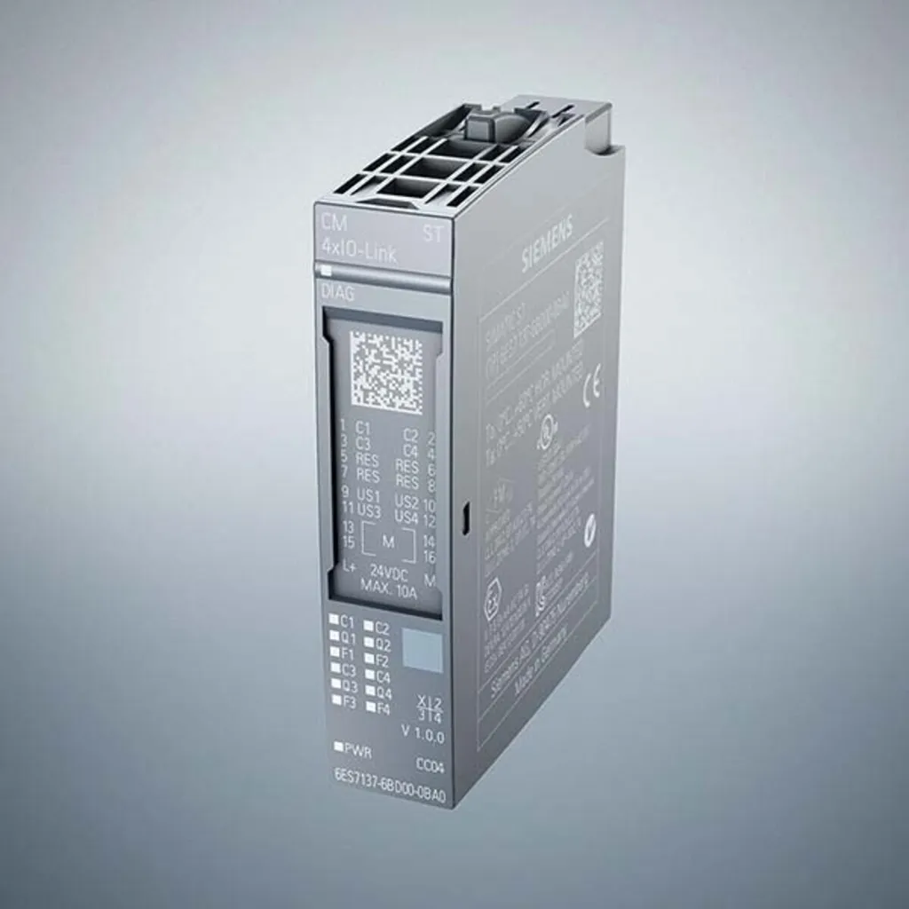 Module d'Entrée Sortie Siemens SIMATIC ET 200SP Maître IO-Link 6ES7137-6BD00