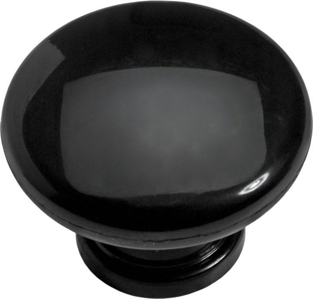 Hettich Möbelknopf Kunststoff schwarz Ø 40,0 mm - 1 Stück Produktbild 