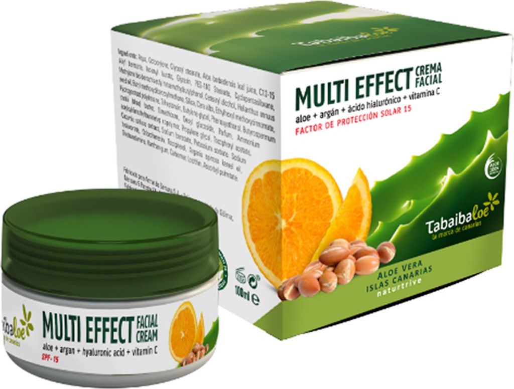 Tabaibaloe Aloe Vera Multi-Effect Gesichtscreme mit Vitamin C 100ml 24h Pflege 100 ml