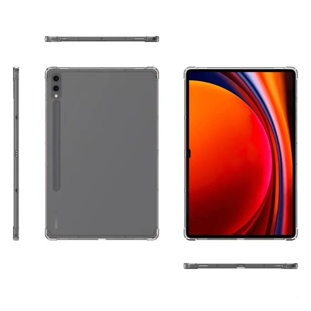 imoshion Custodia protettiva Samsung Galaxy Tab S9 Plus, Samsung Galaxy Tab S10 Plus Custodia Anti Shock Back Cover Custodia per telefono cellulare per Samsung Galaxy Tab S9 Plus, Samsung Galaxy Tab S10 Plus - Trasparente - 5