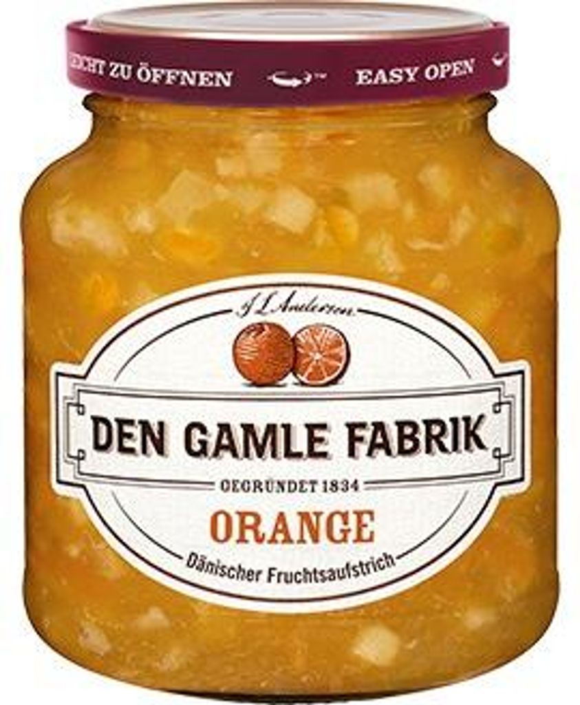 Confiture d'orange Den gamle Fabrik 380 g Image du produit 