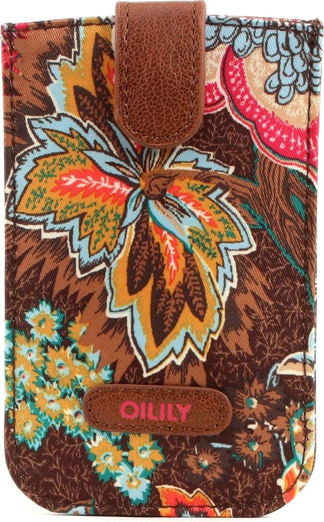 Oilily Jatin Flowers Smartphone Pull Case Bronze