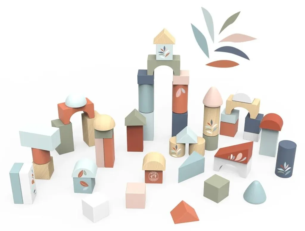 Jeu éducatif bois 50 cubes Speedy Monkey : fini l'ennui des enfants