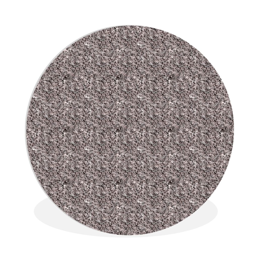 MuchoWow Rundes Wandbild - Runde Bilder Granit - Muster - Textur Ø 90 cm Kreis Wanddekoration Kunststoff - Wandkreis - Wandschmuck - Wand-Kreis ...