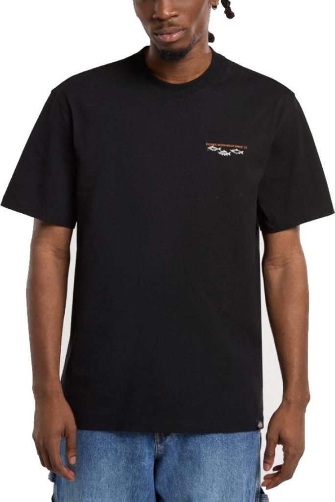 Dickies Laryville T-Shirt mit Grafik auf der Rückseite, Schwarz XL