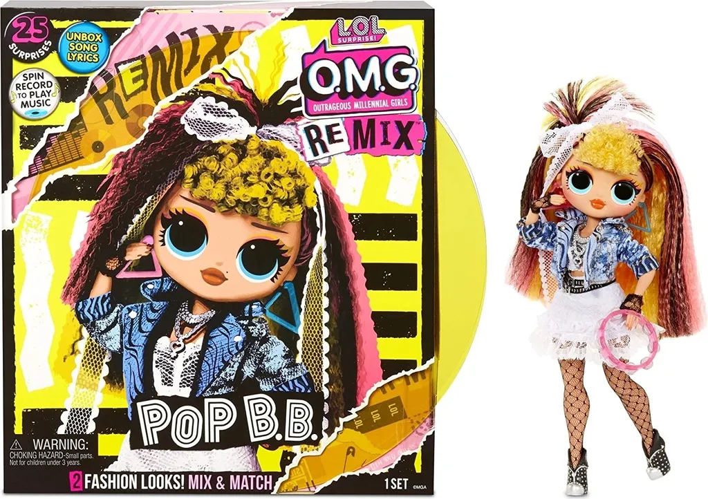 L.O.L. Surprise OMG Remix 80's B.B. - Jouet Interactif et Créatif Enfant