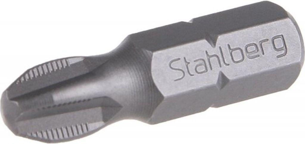 PH 4 Bit S2 25 mm gehärtet präzisionsgeschmiedet mit Anti-Rutsch-Rillen 5er Set