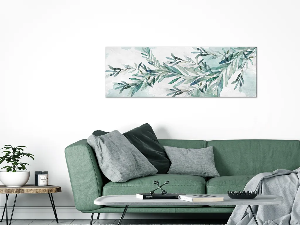 Acquista Quadro Moderno Mint Calm 150x50 cm - Stampe su Tela Online - 5