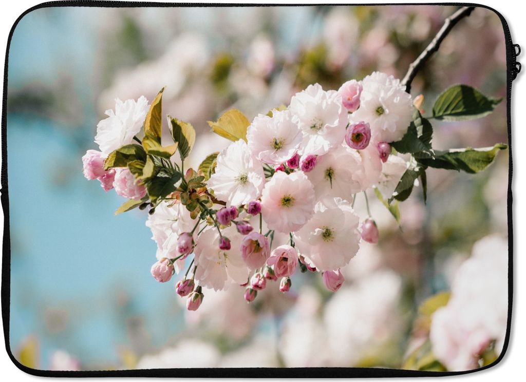 MuchoWow Laptop Hülle 14 ZollBlumen - Blüte - Frühling Laptoptasche - Laptoptasche - Stoßsicher - Schutzhaube