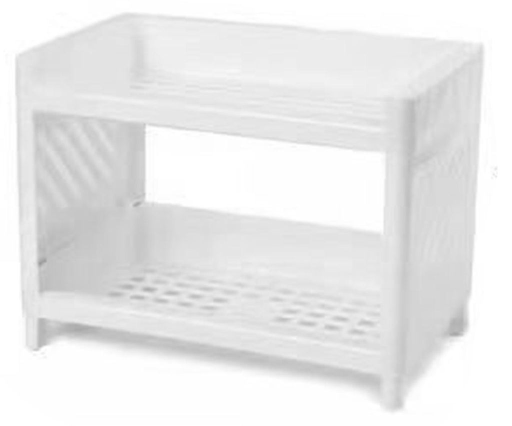 Desktop-Aufbewahrungsregal, multifunktional, praktisch, langlebig, Organizer für Schlafzimmer, Weiß