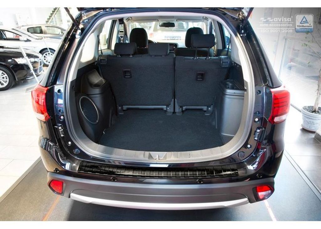 Avisa Ladekantenschutz Stoßstangenschutz 2/45173 Hinten für MITSUBISHI OUTLANDER III (GGW, GFW, ZJ) Edelstahl