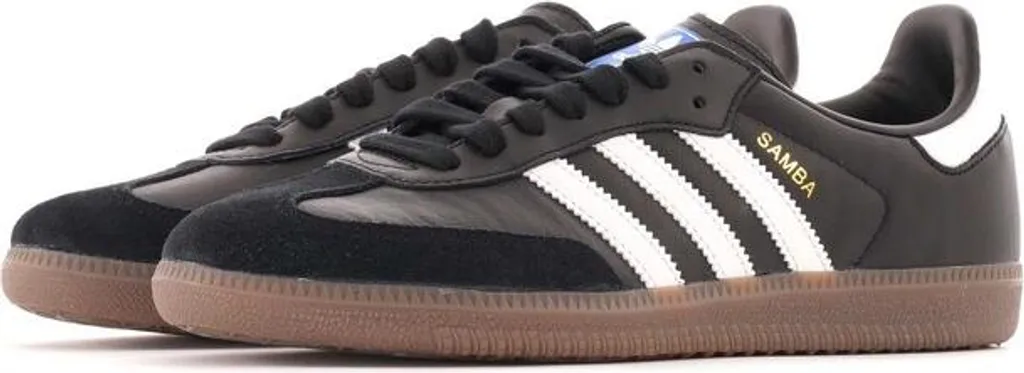 Adidas Samba Classic OG Noir en Cuir - Semelle Gomme et Finitions Rétro 42.5
