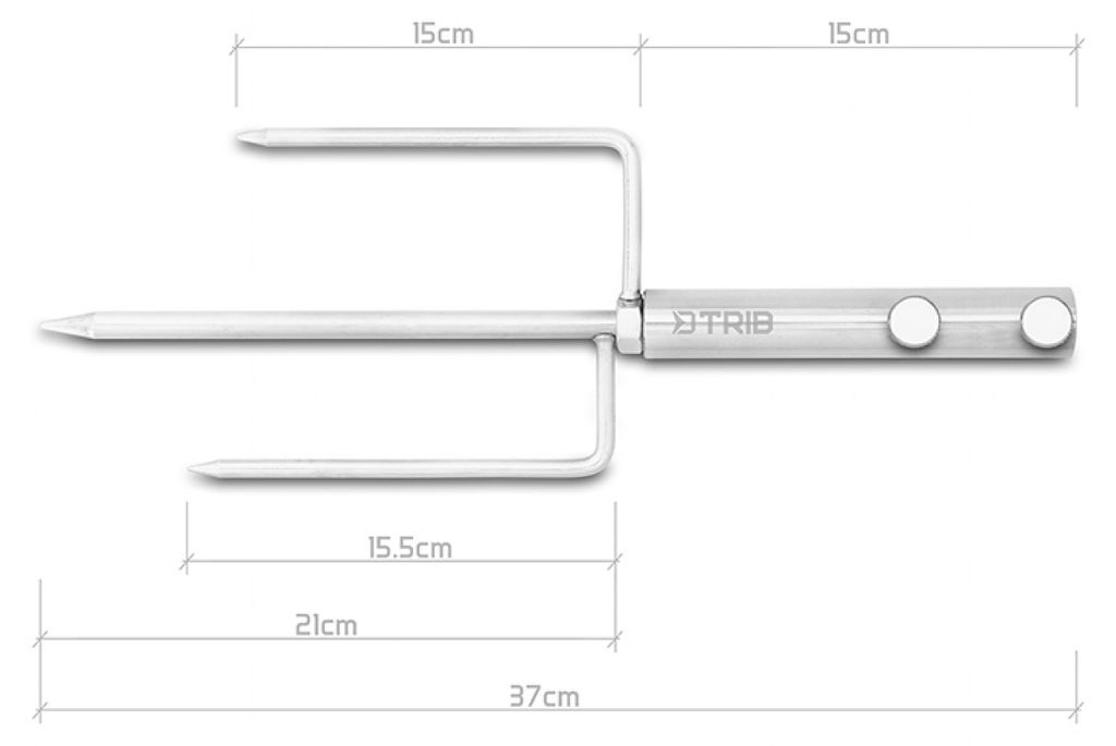 DELPHIN TRIB, roestvrijstalen paraplu-houder, 37 cm, Productafbeelding 