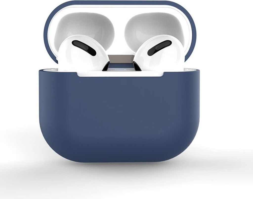 Mäkké silikónové puzdro na slúchadlá Apple AirPods 3 tmavo Obrázok produktu 