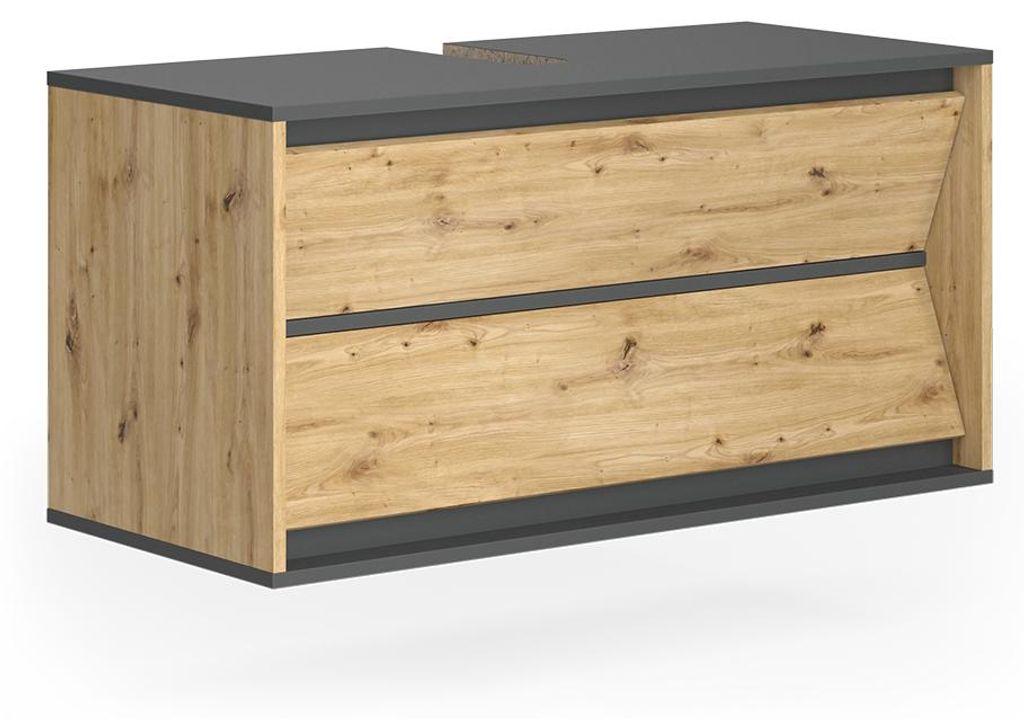 Dolní skříňka pod dřez Vicco Edelin Antracit/Artisan 100 x Obrázek produktu 