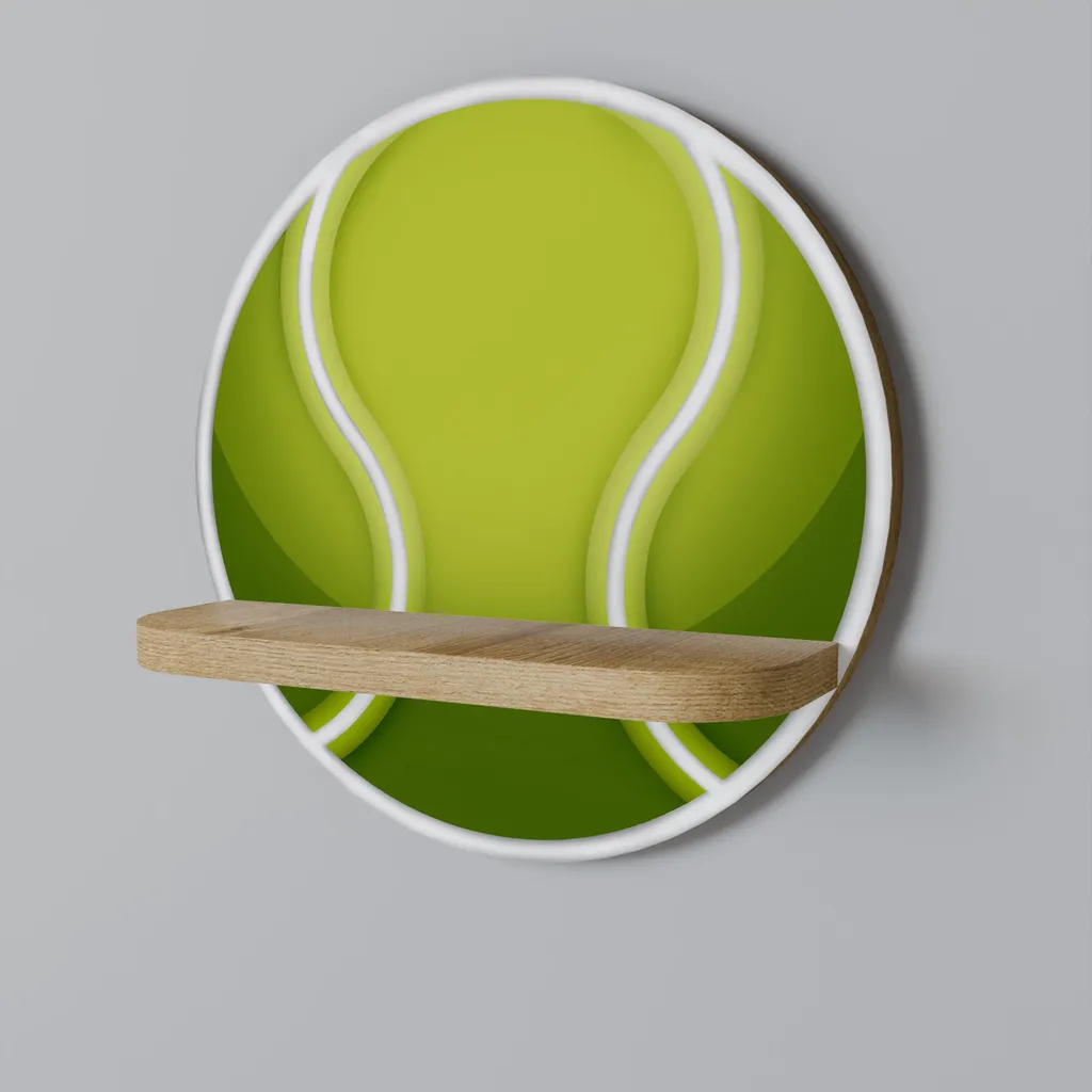 TENIS POINT Rangement Rond à 3 Niveaux - Étagère en Acier Noir Mat Design