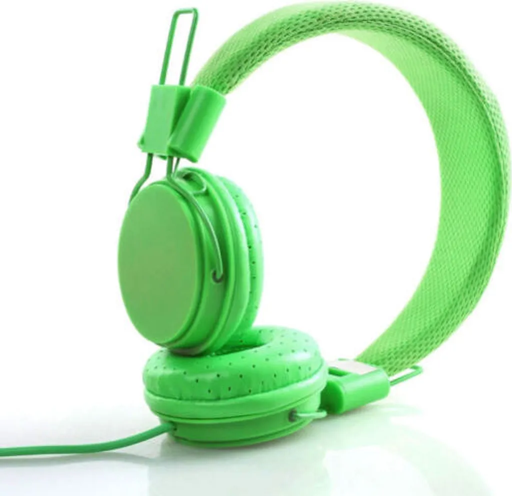 Cuffie Cablate JSN-Y01 Con Microfono – Jack 3.5mm, Cancellazione Rumore, Per Smartphone E PC, Verde, Bianco O Nero