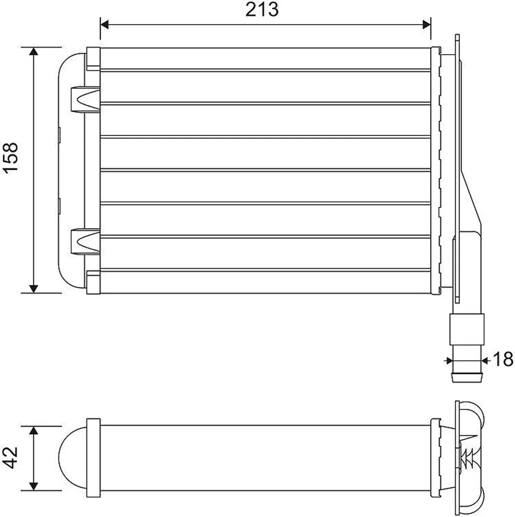 Réparer Fuite Chauffage Renault Rapid avec Radiateur Valeo 883790 Neuf
