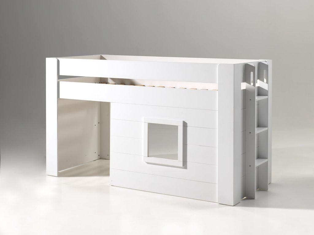 Vipack - Łóżko półwysokie Noah 90 x 200 cm, powierzchnia do Zdjęcie produktu 4