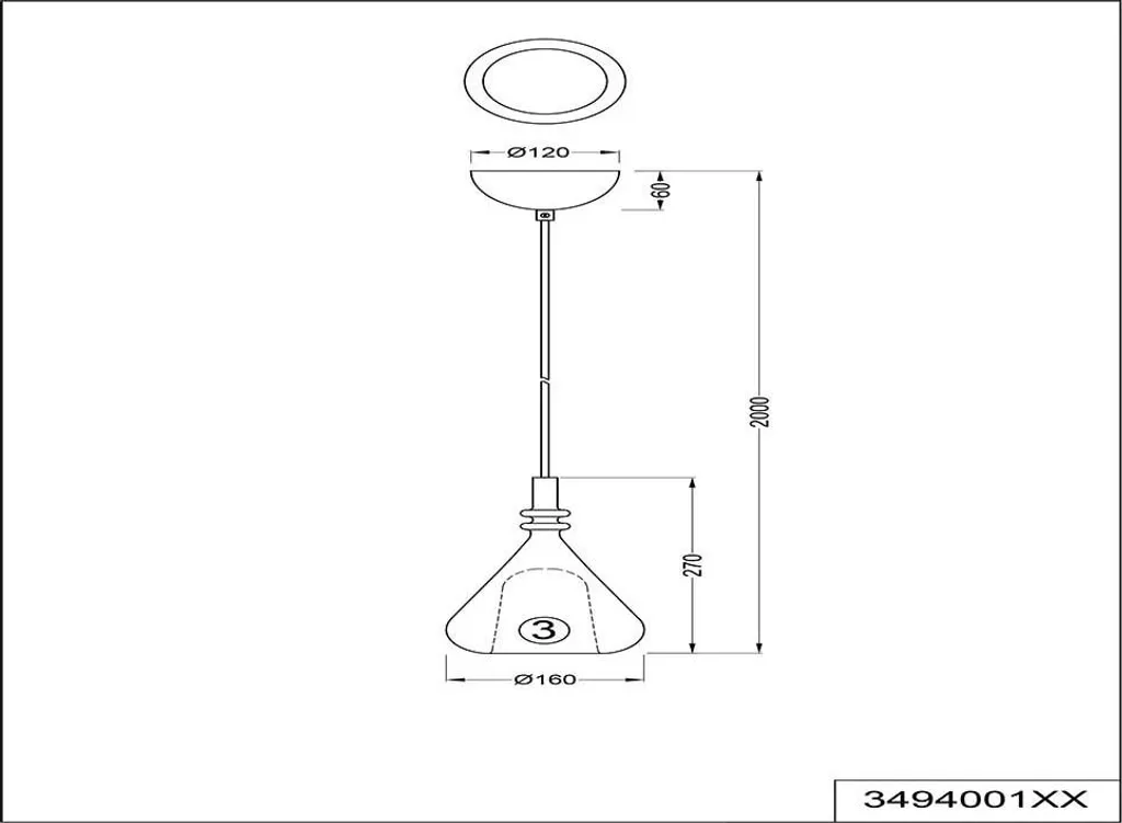 Lustre pour salle à manger Trio Aldea blanc TR 349400157 culot LED E14
