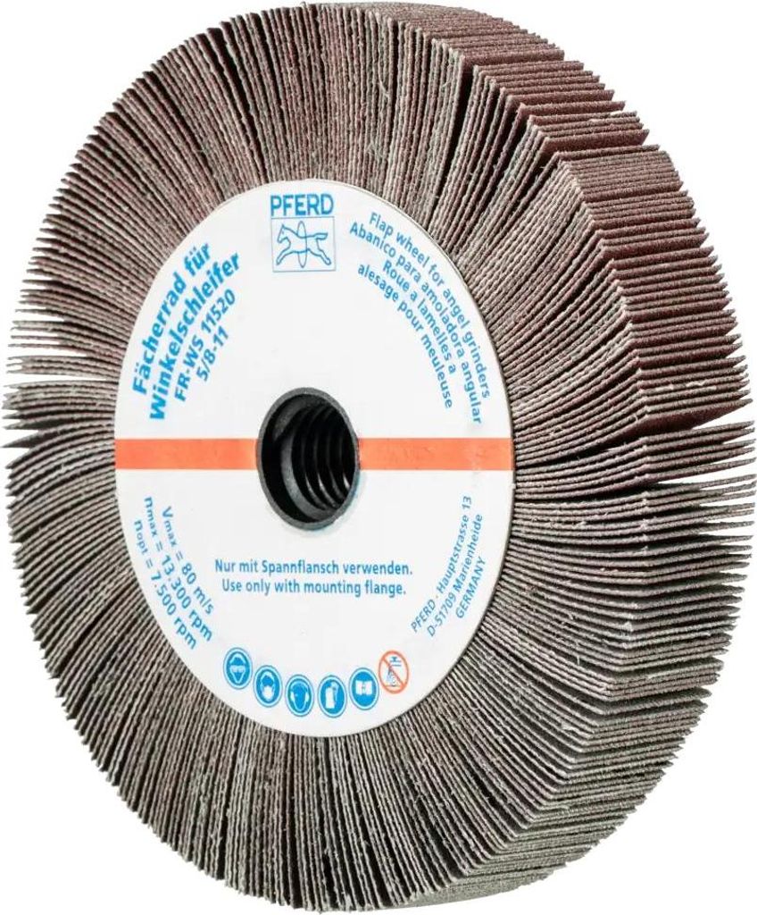 PFERD TOOLS Lamellenschleifrad für Winkelschleifer FR WS 5/8-11 universelle Anwendung