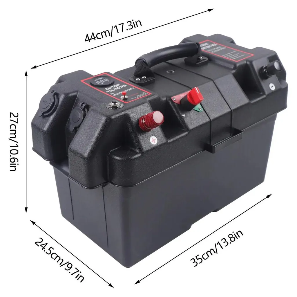 Boîtier de batterie durable avec ports USB rapides et design antichoc