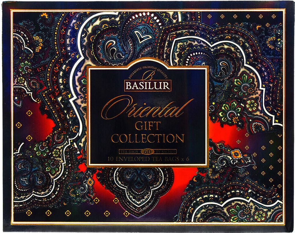 Basilur Tee Set aus 6 Teesorten Schwarztee Grüntee oriental Produktbild 