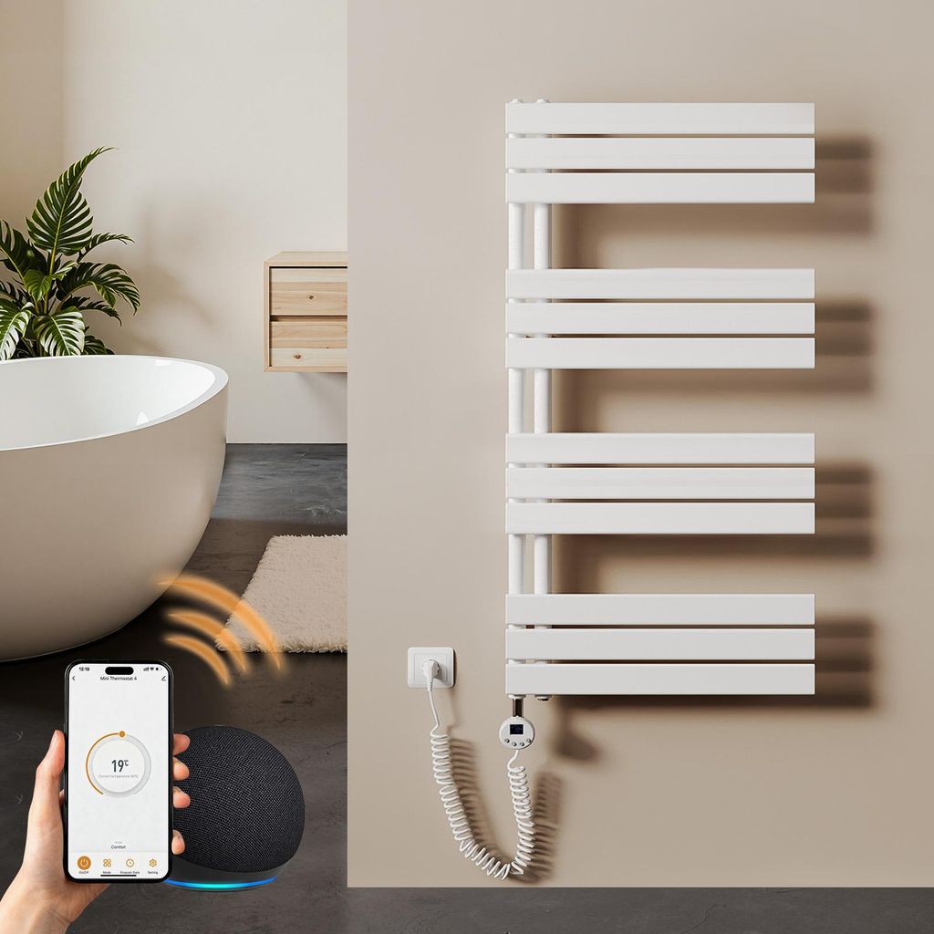 S'AFIELINA 1041x600 mm Scaldasalviette elettrico per bagno Immagine del prodotto 