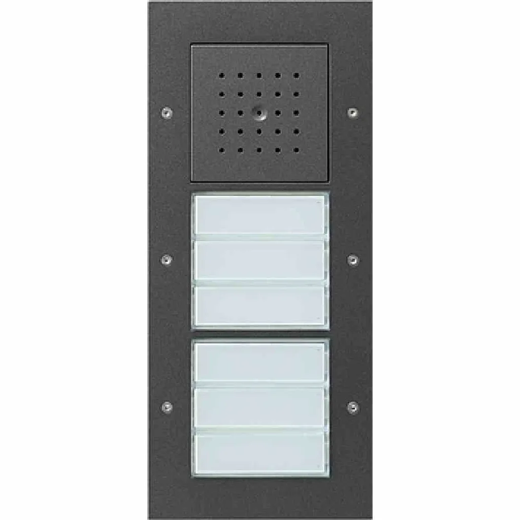GIRA 126867 Système d'interphonie audio anthracite pour habitat moderne