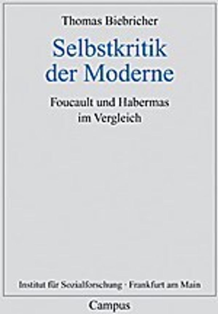 Selbstkritik der Moderne