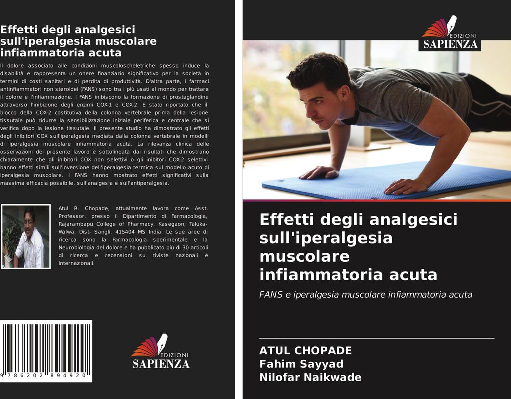 Effetti degli analgesici sull'iperalgesia muscolare infiammatoria acuta