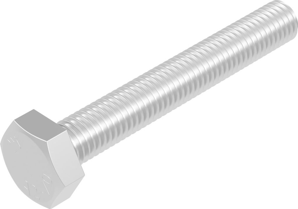 SECCARO Sechskantschraube M10 x 70 mm, Edelstahl V2A VA A2, DIN 933 / ISO 4017, Außensechskant, 20 Stück