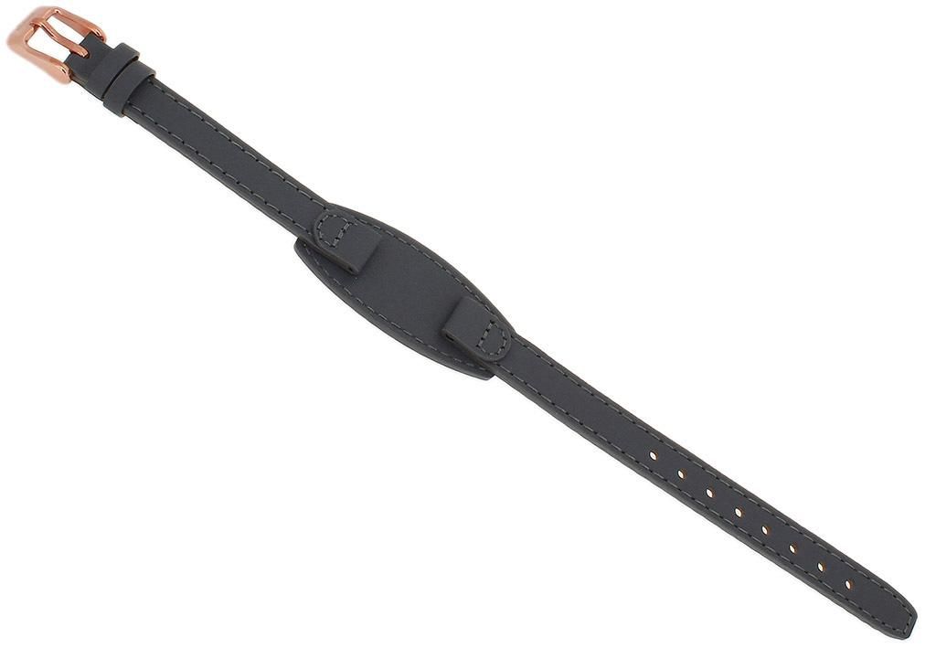 s.Oliver Unterlageband 10mm aus Leder in grau mit Naht Produktbild 