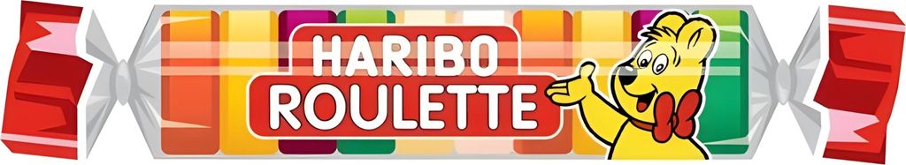 HARIBO Fruchtgummi ROULETTE Rolle, 25 g Rolle (9540013)