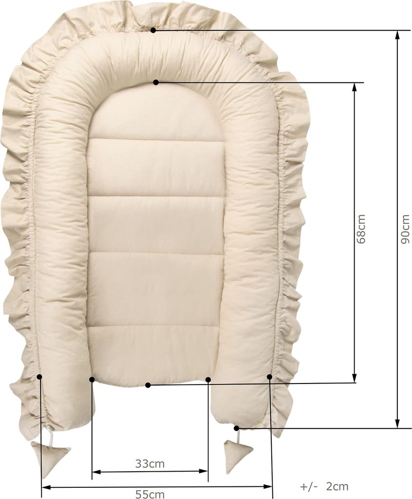 Babynest BabyJem Draagbaar Grijs | Van Asten Babysuperstore