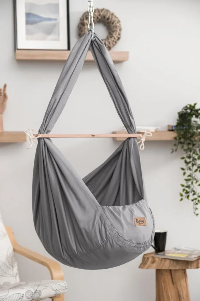 Releveur pour bébé anthracite : aide à l'endormissement et sommeil calme