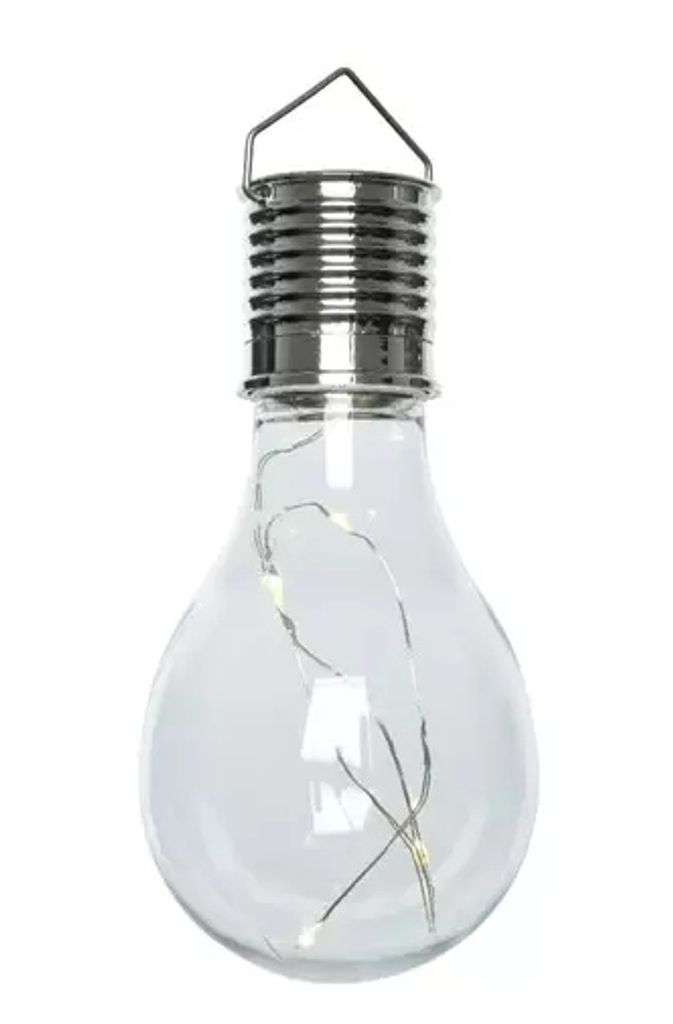 Solar-Garten-Pendelleuchte LED-Kugel 14 cm Produktbild 