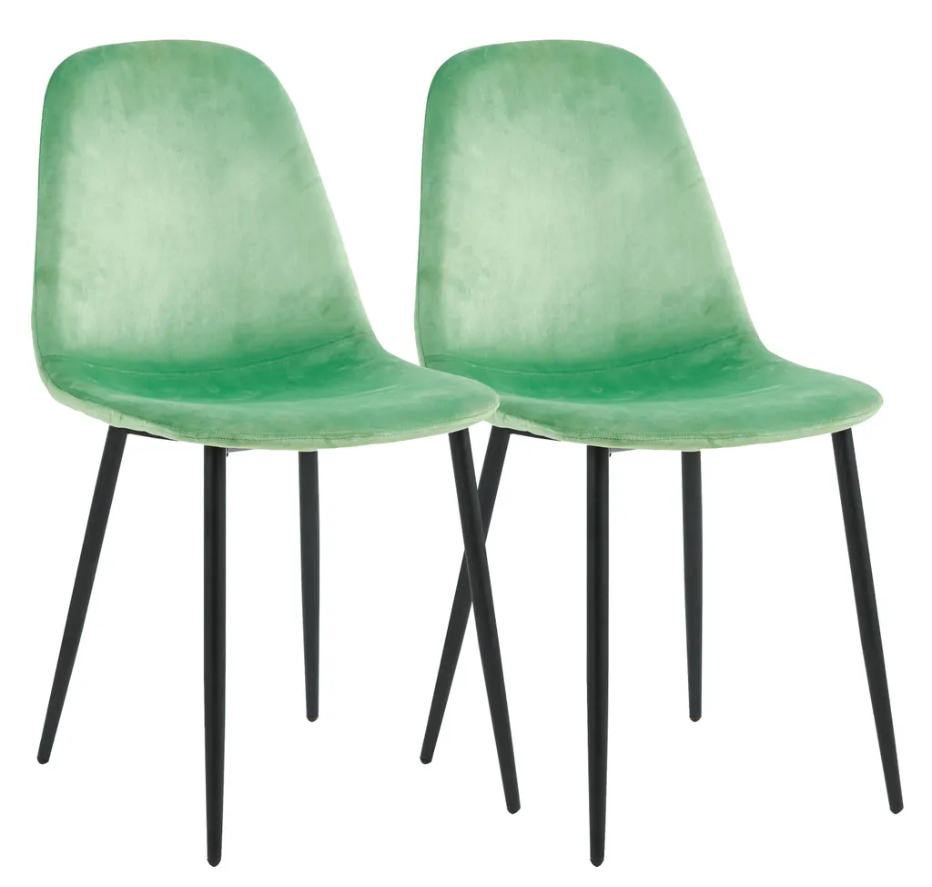 Chaises Fiolo VCM Confortables avec Dossier Ergonomique - Set de 2 - 83cm