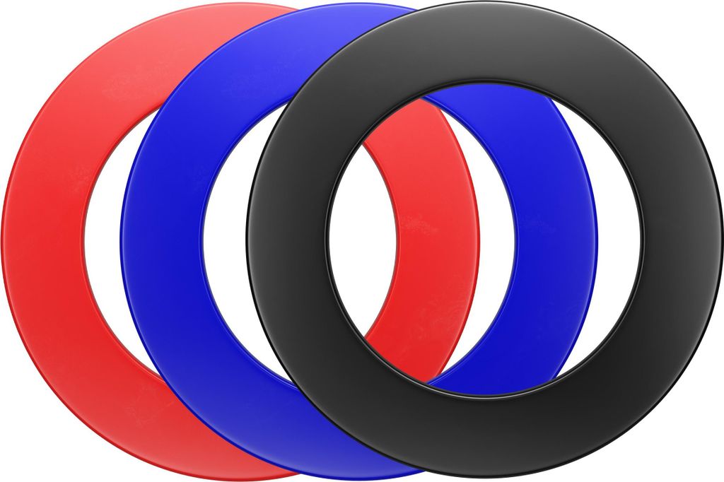KOTO - Dart Surround Schwarz, dart wandschutz, offizielle Dartscheibengröße