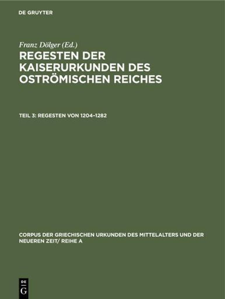 Regesten von 1204-1282