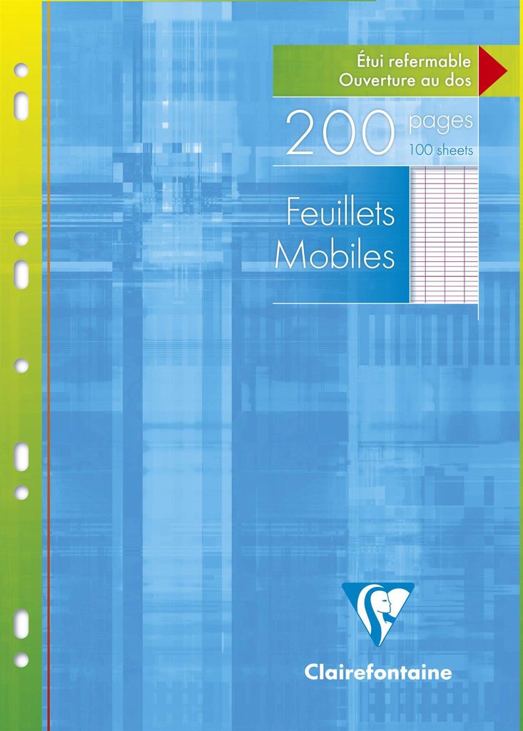 Clairefontaine 1751C  Clairefontaine Feuillets mobiles, A4, Image du produit 