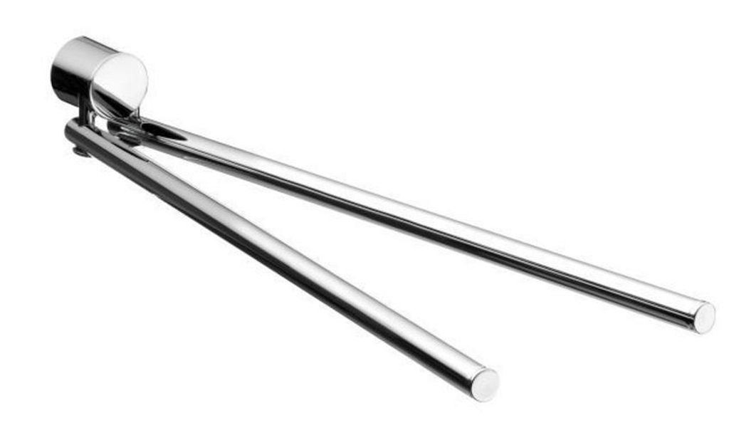 Emco Handtuchhalter Rondo 2, chrom, kurz, 45 x 136