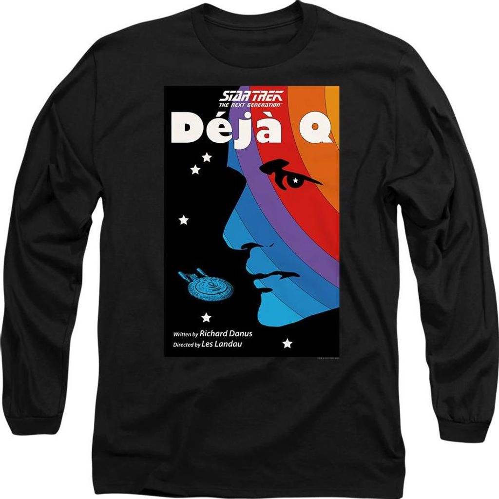 Star Trek - "The Next Generation Season 3 Episode 13" T-Shirt für Herren/Damen Uni TV9907 (XL) (Schwarz)