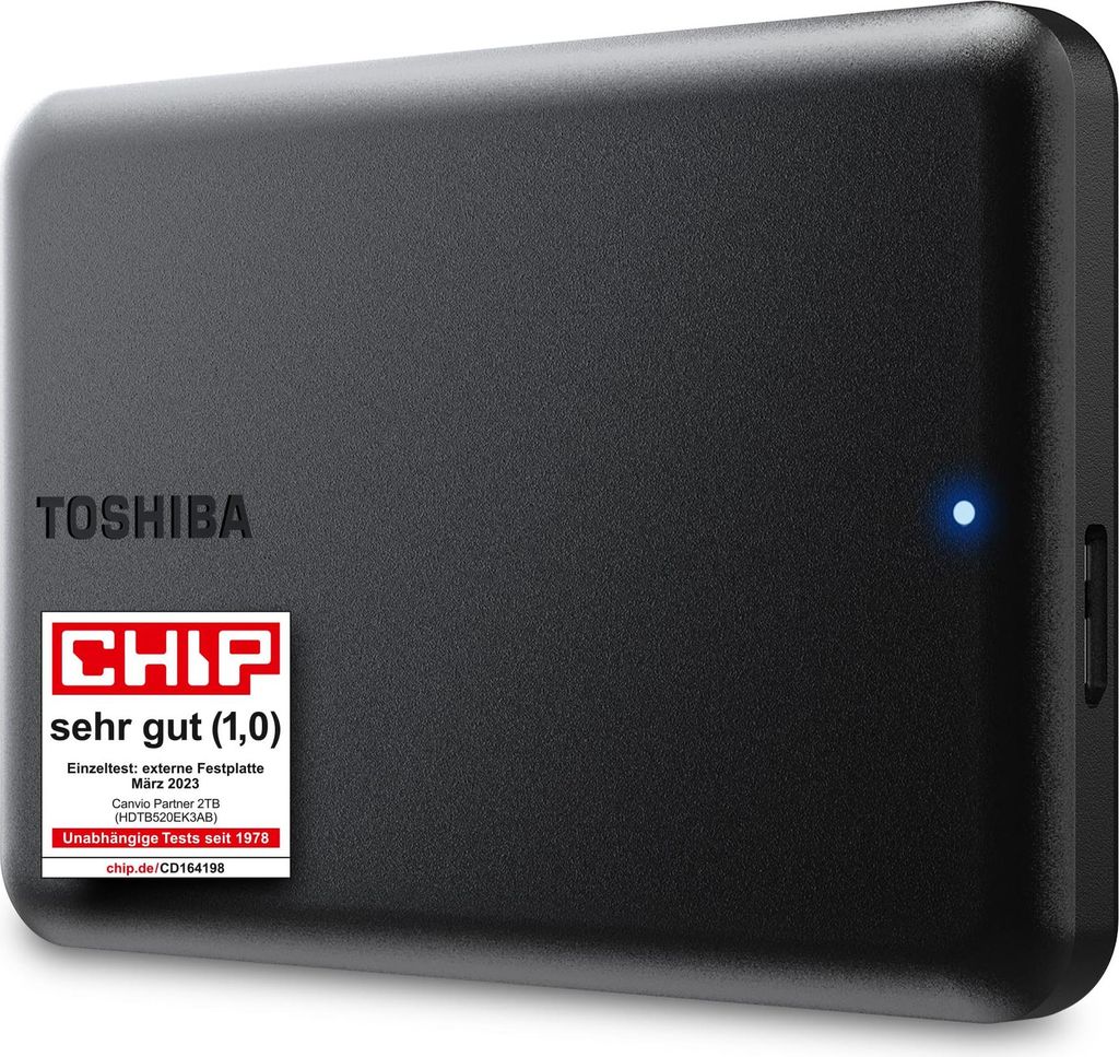 Toshiba Canvio Partner, 2 TB, 2.5", 3.2 Gen 1 (3.1 Gen 1), Obrázek produktu 