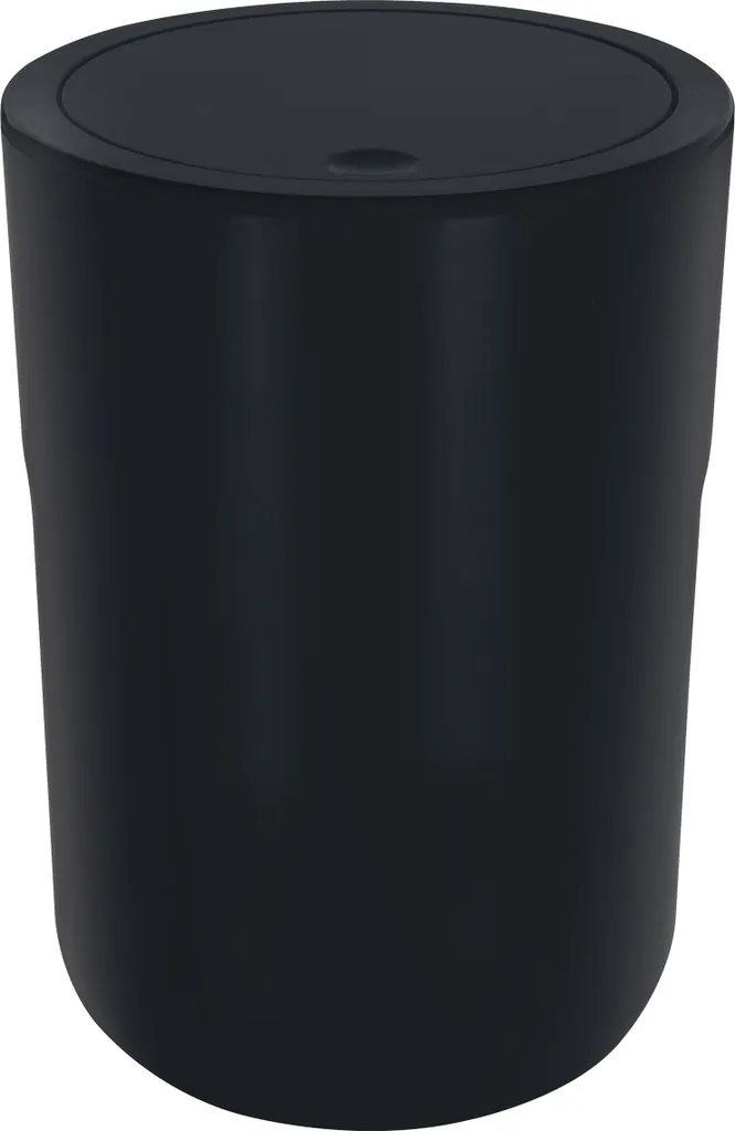 Poubelle Cosmétique Cocco Noire 5 Litres avec Anneau de Sac Invisible