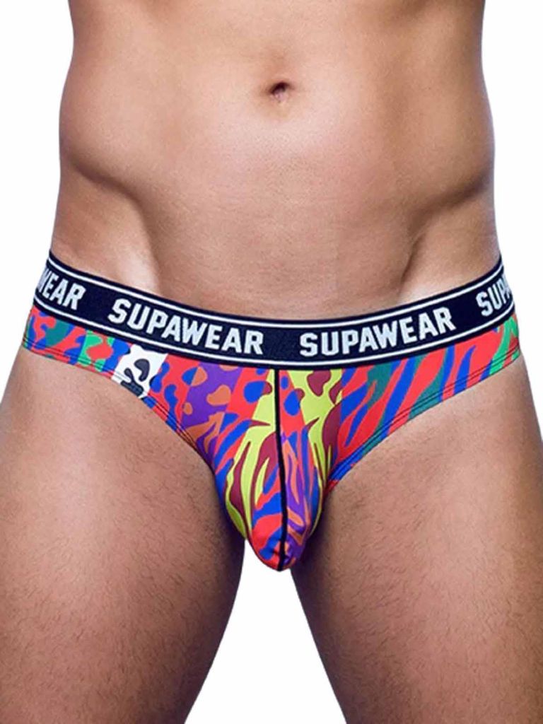 SUPAWEAR - Herren Slip Unterwäsche - POW Brief Crimson Beast - 1x Größe S