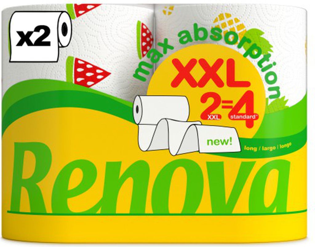 Küchenpapier 2-lagig XXL - Sommer - 2er Pack | Küchenpapier Produktbild 1