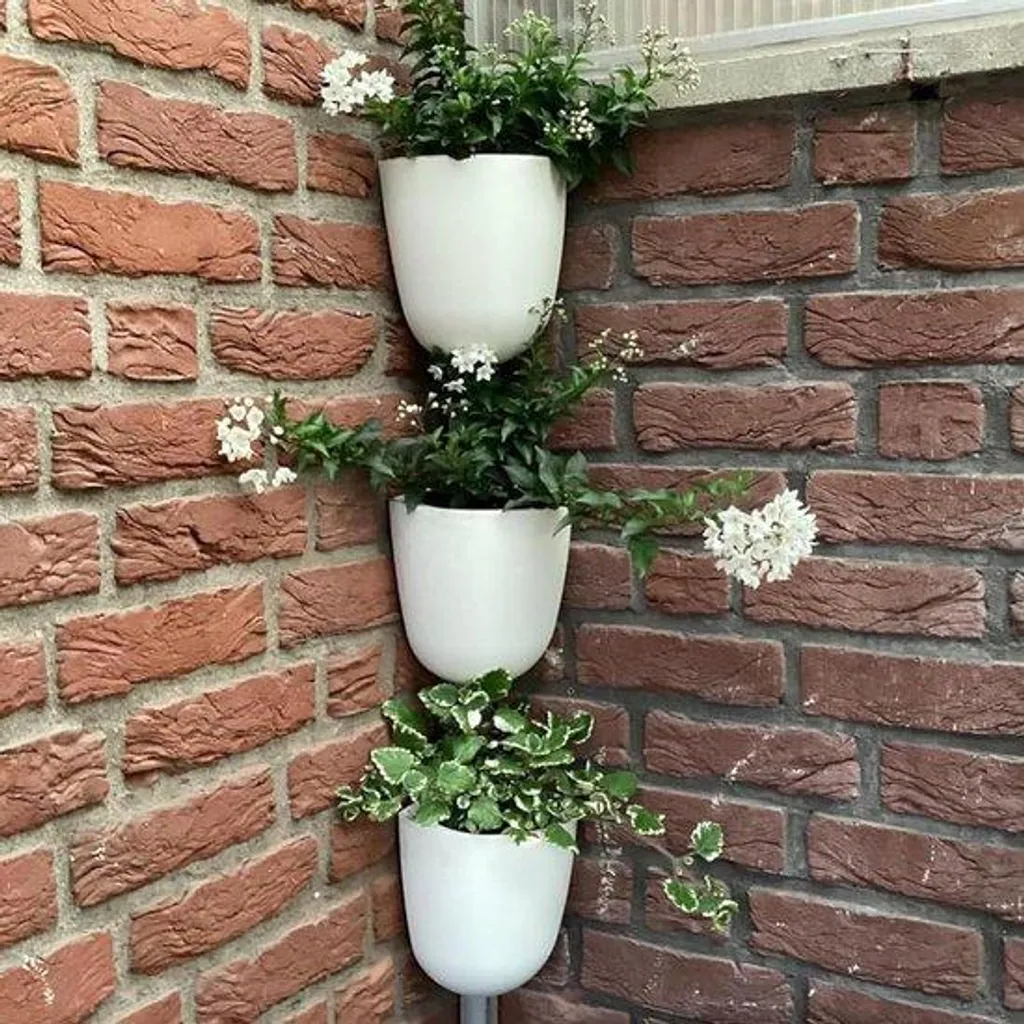 Vase moderne avec support pour succulentes et plantes d'intérieur 20cm