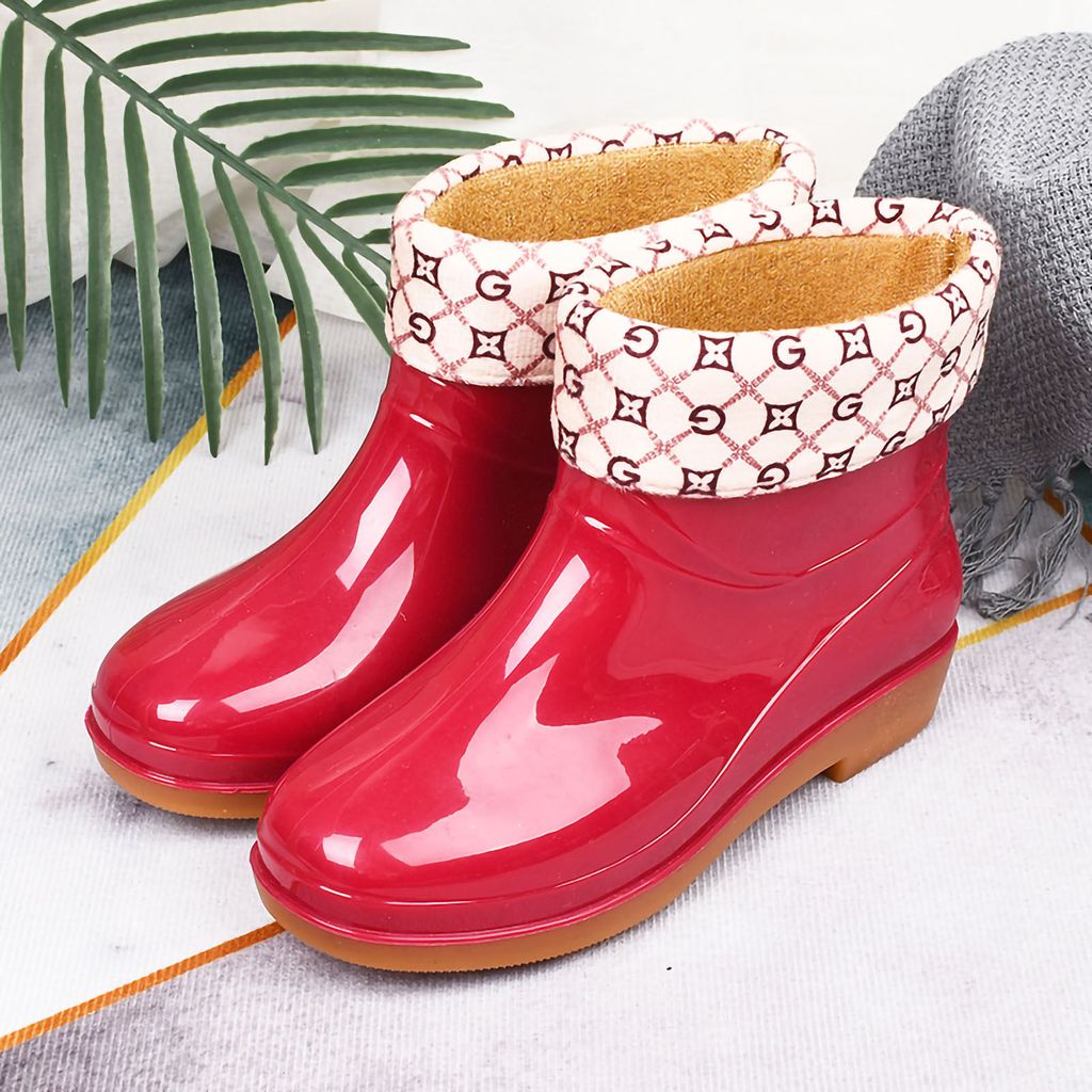 Damen Regenstiefel Modische rutschfeste kurze Regenstiefel Produktbild 