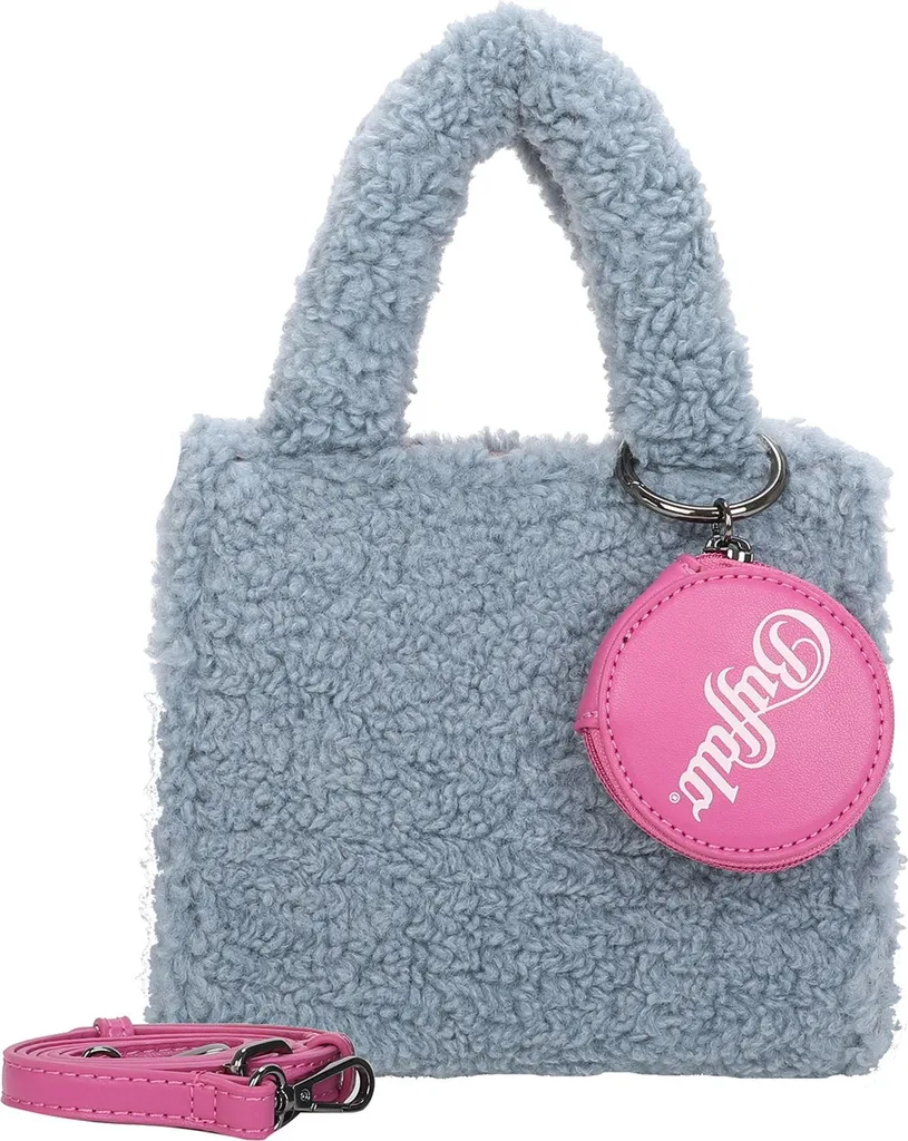 Buffalo Borsa Tracolla Fur Boxy02 Soft Blue - Eleganza Grigio Cadetto